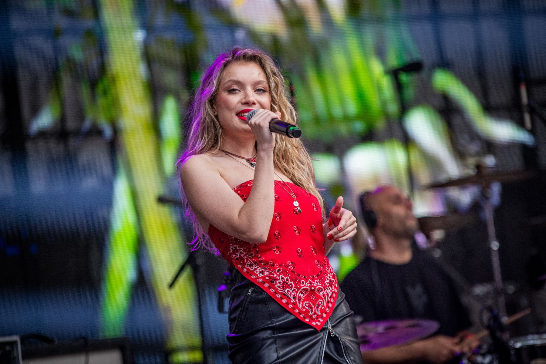 Denisa Gyürkeová během festivalového vystoupení